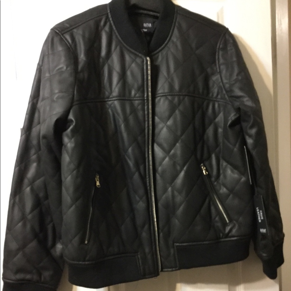Xl Ana leather jacket quilted